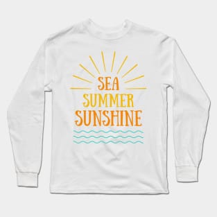 SEA SUMMER SUNSHINE Long Sleeve T-Shirt